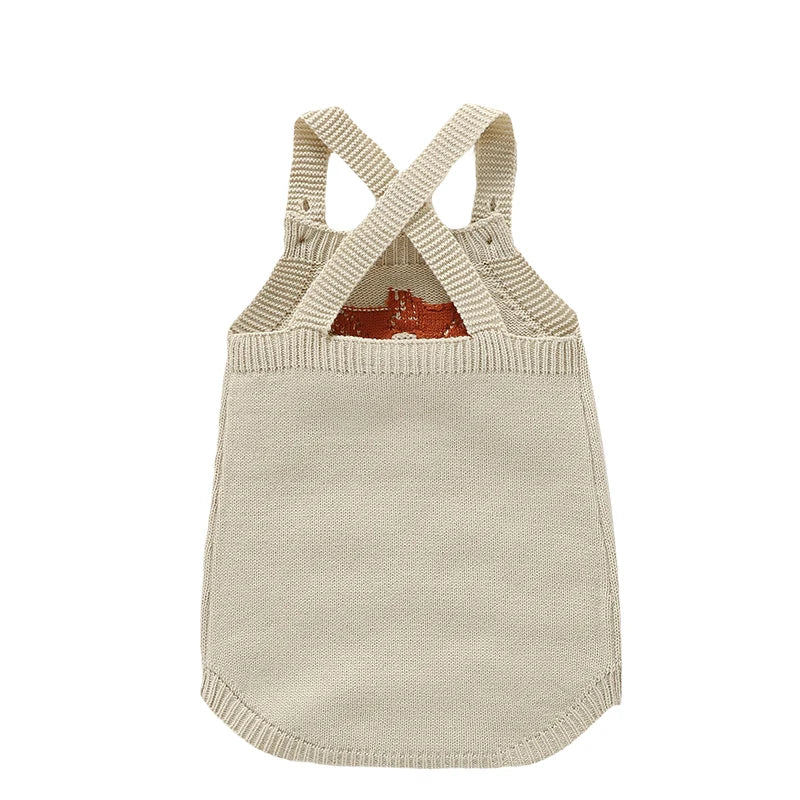 Sleeveless Knitted Romper