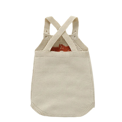 Sleeveless Knitted Romper