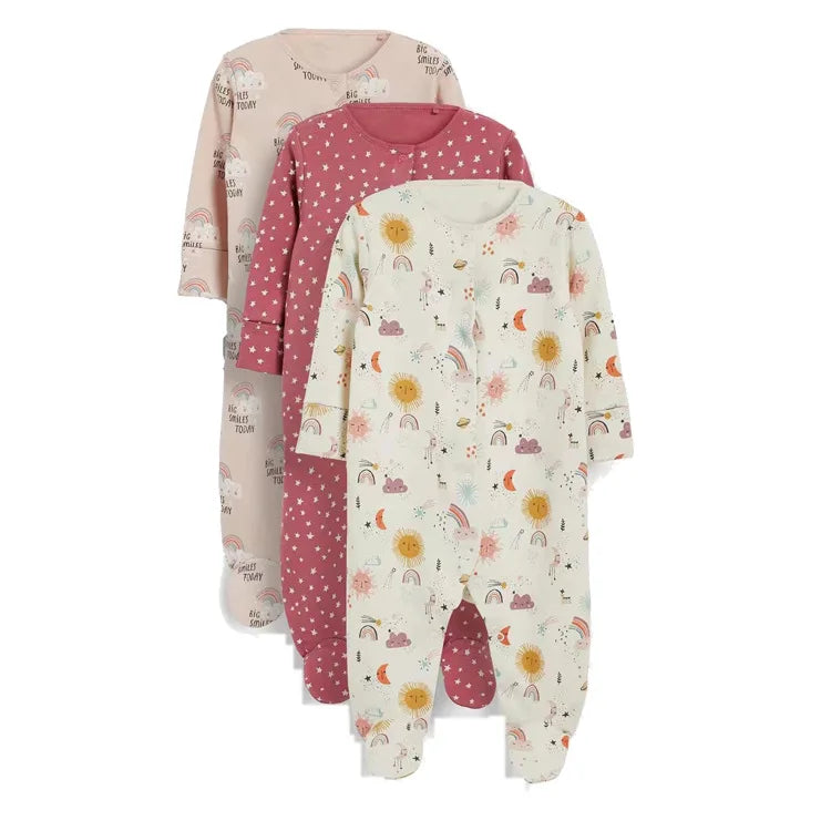 3 Pieces Essential Newborn Jumpsuit