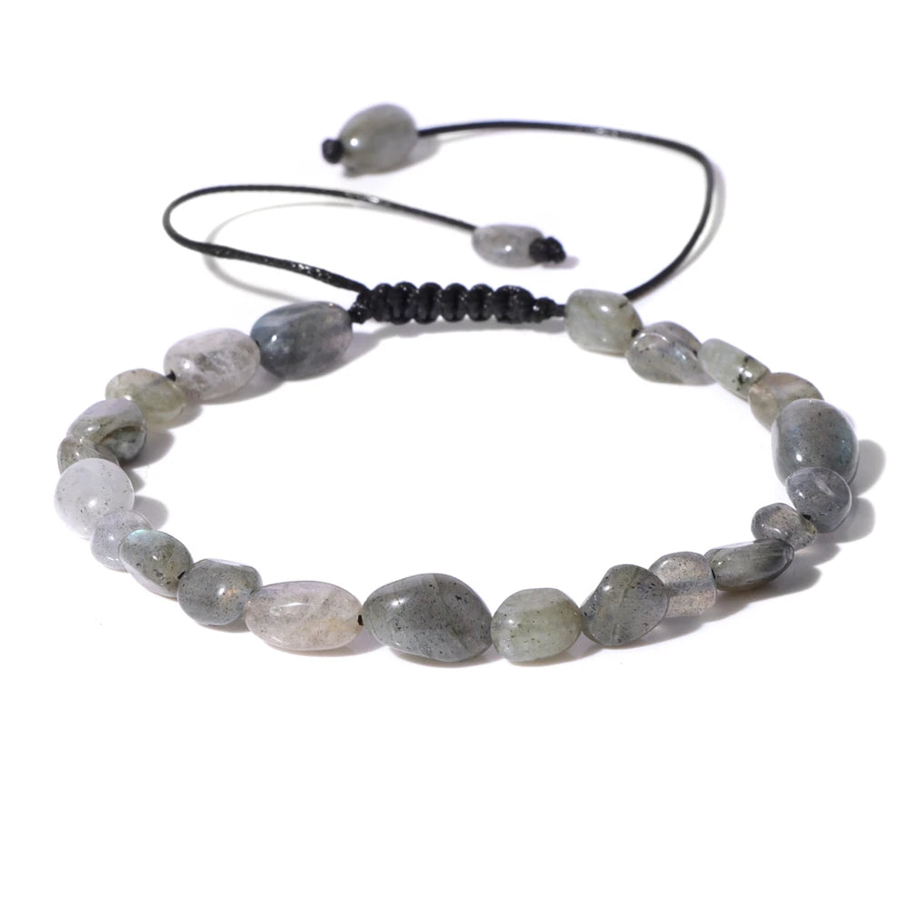 Apatite Stone Bead Bracelet Natural Aquamarines