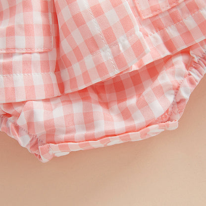 Ruffle Dress with Bow Headband