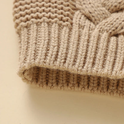 Hooded Knitted Autumn Sweater