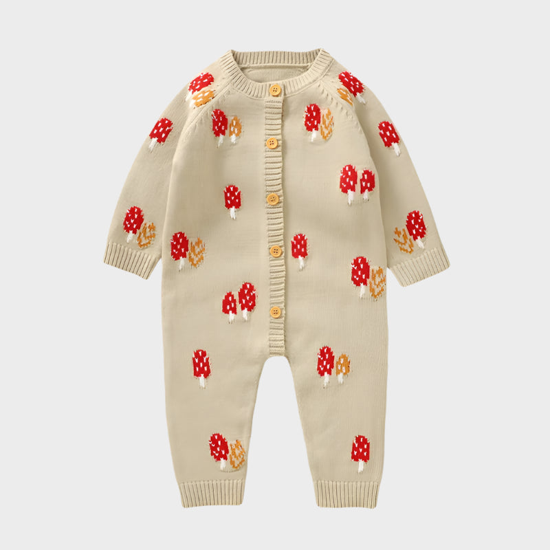 Floral Knitted Jumpsuit