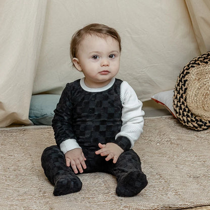 Onesies Checkered Jumpsuit