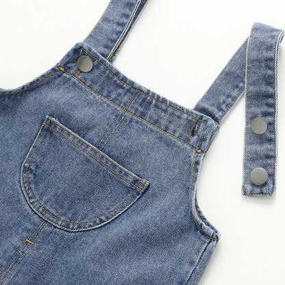 Denim Overall Romper