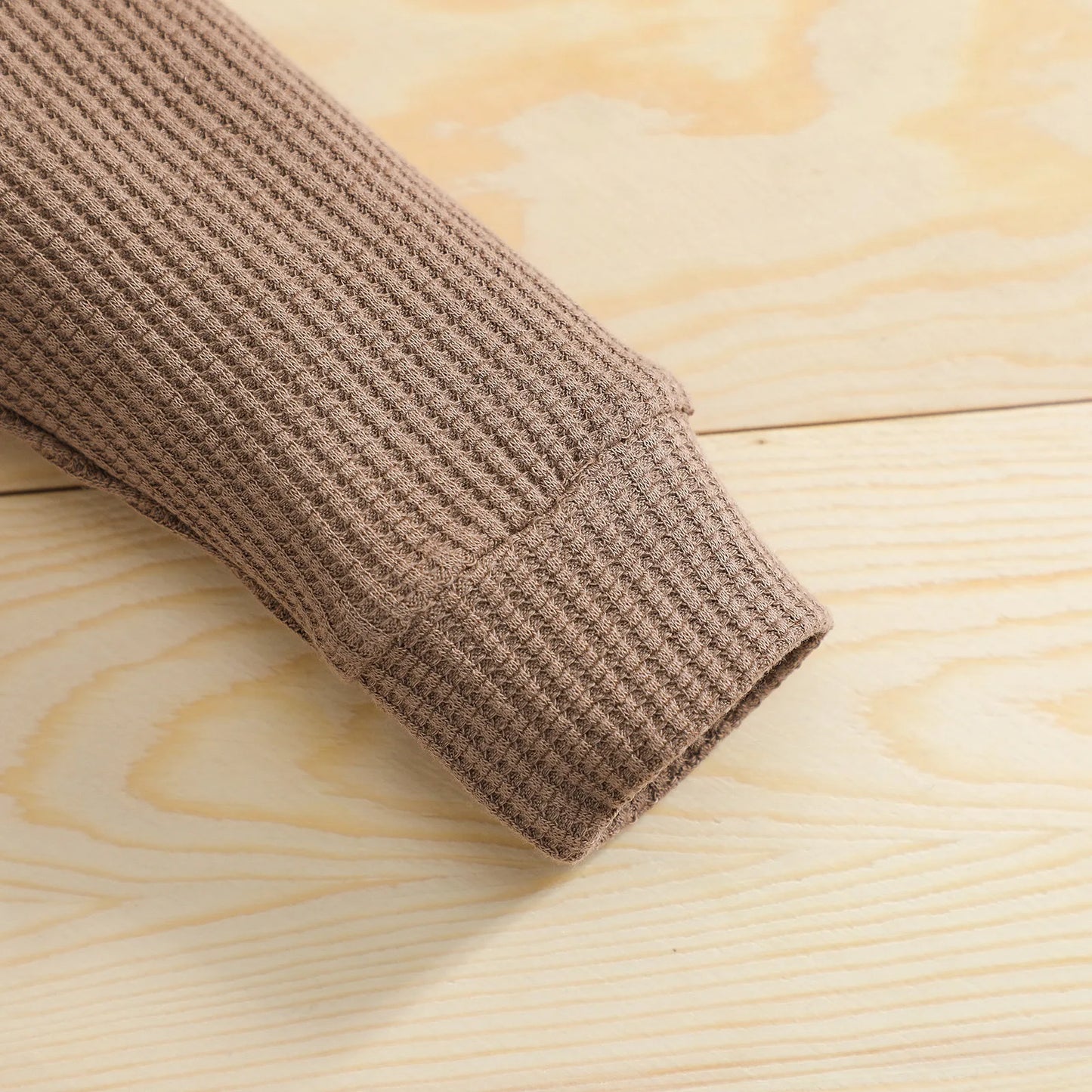 Body décontracté à capuche et manches longues 2 pièces