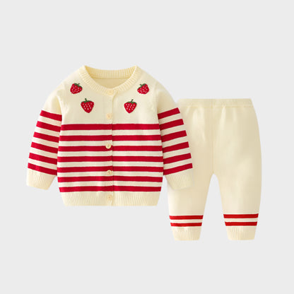2 Piece Autumn Strawberry Outfit
