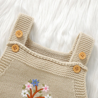 Floral Embroidered Bodysuit