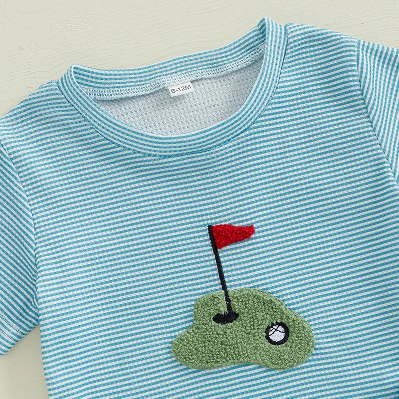 Ensemble de golf brodé 2 pièces 