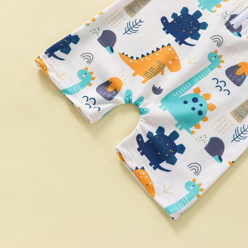 Cartoon Dinosaur Swimsuit