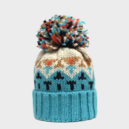Geometric Thicken Knitted Hat