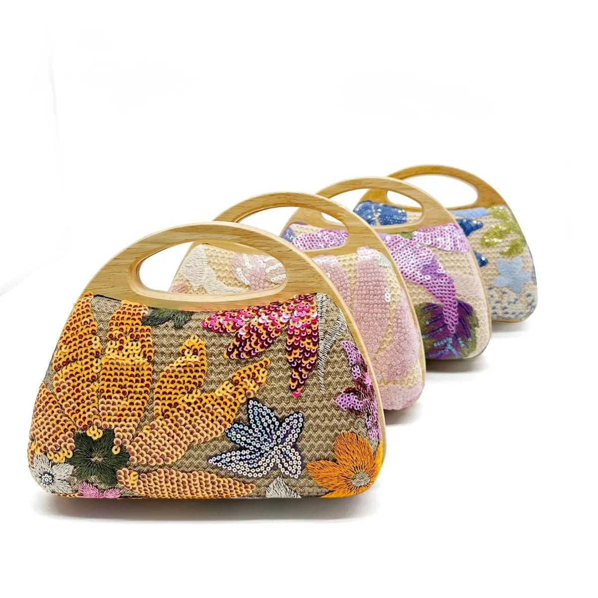 Embroidered Vintage Clutch Bag