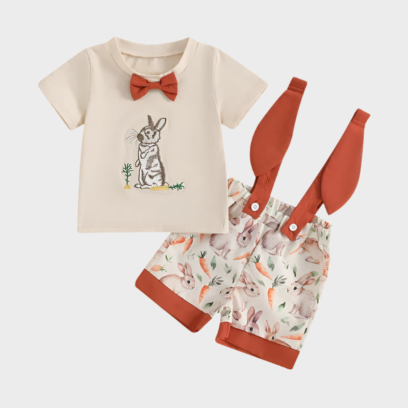 2 Piece Overall Bunny Outfit