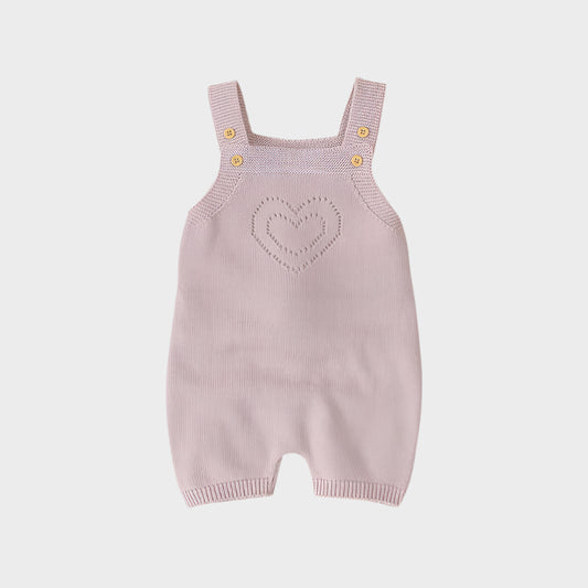 Heart-shaped Sleeveless Romper