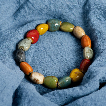 Star Ceramic Beaded Bracelet