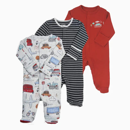 3 Pieces Essential Newborn Jumpsuit