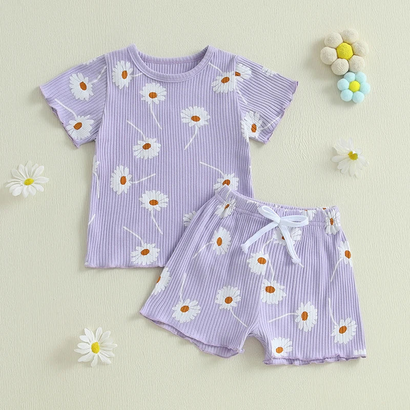 2 Piece Floral Outfit