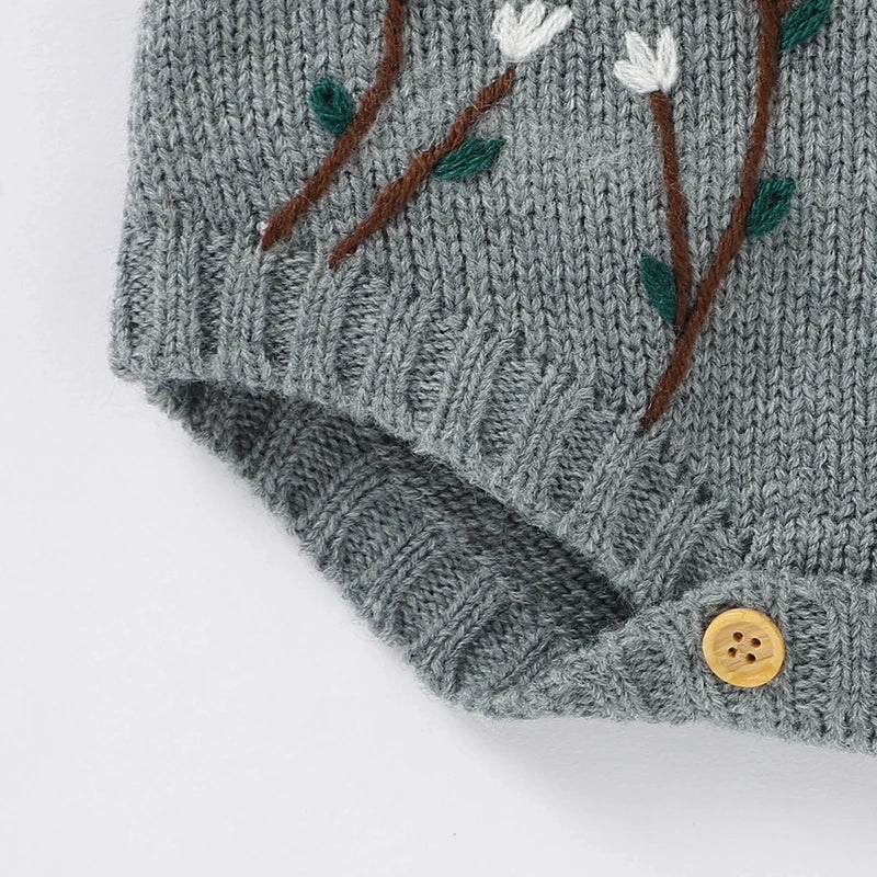 Floral Sleeveless Knitwear