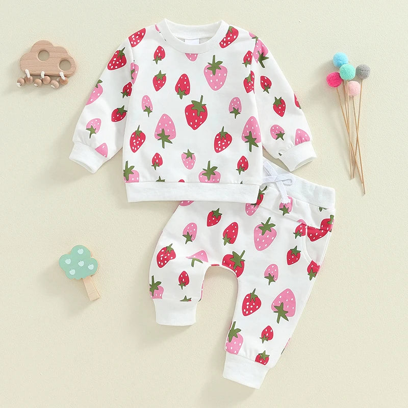 2 Piece Strawberry Outfit