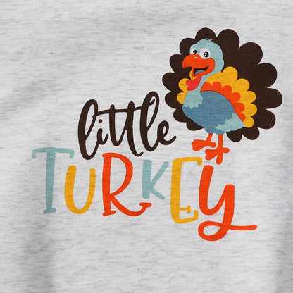 Body décontracté à manches longues pour Thanksgiving