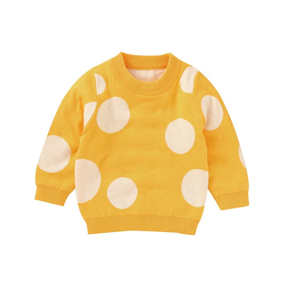 Polka Dots Long Sleeve Sweatshirt