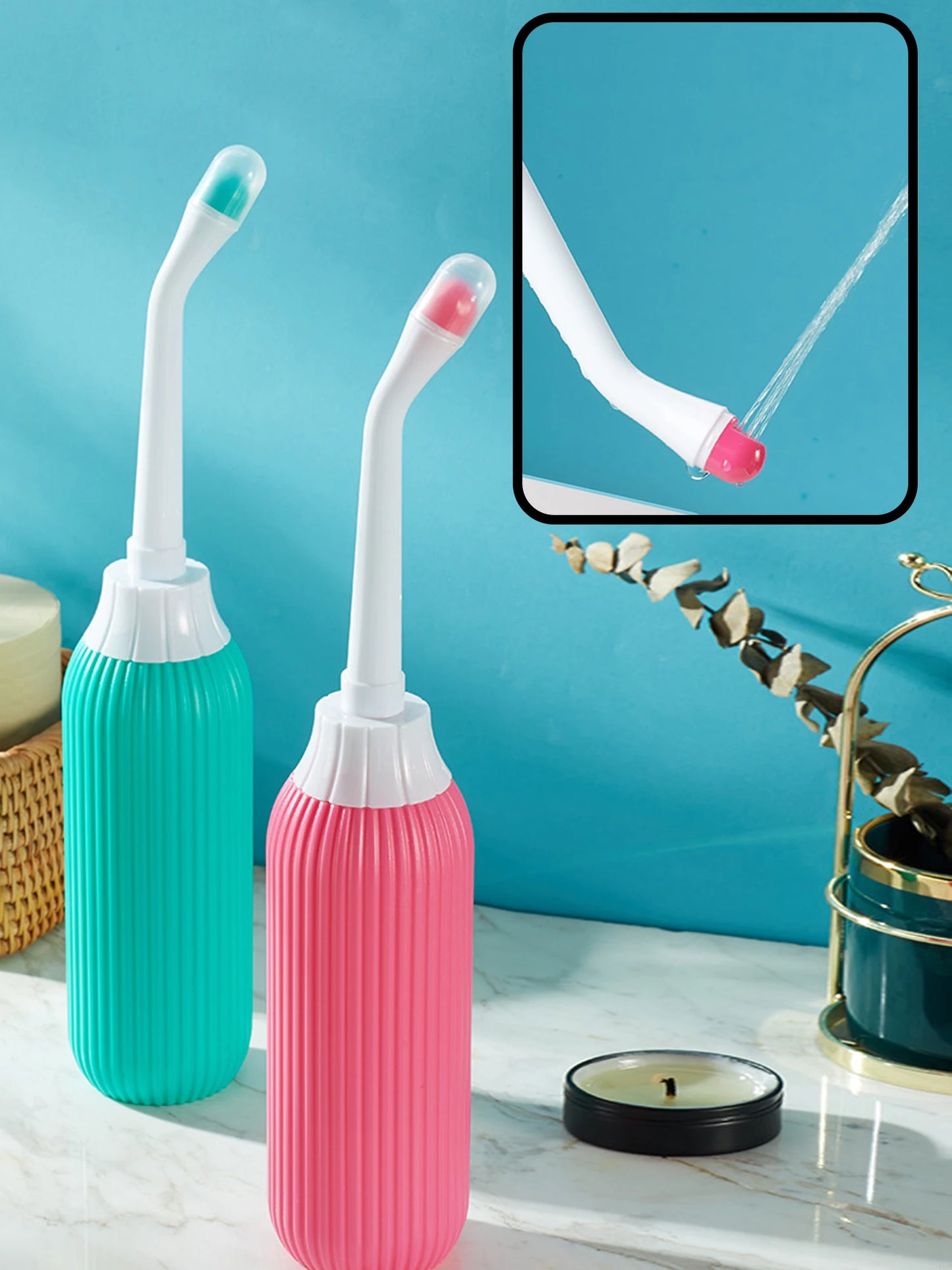 Bidet portatif avec pulvérisateur pour voyage et nettoyage