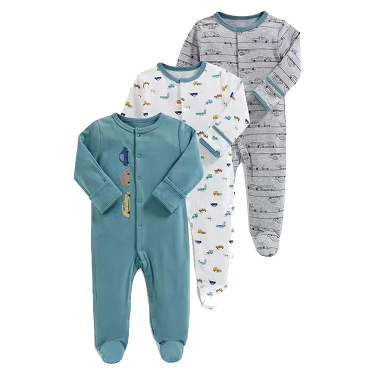 3 Pieces Essential Newborn Jumpsuit