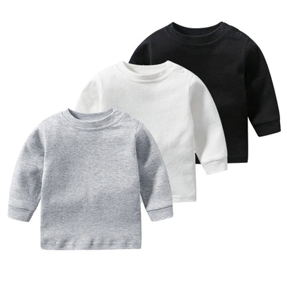 Lot de 3 t-shirts à manches longues
