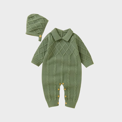 2 Piece Autumn Knitted Onesies Romper