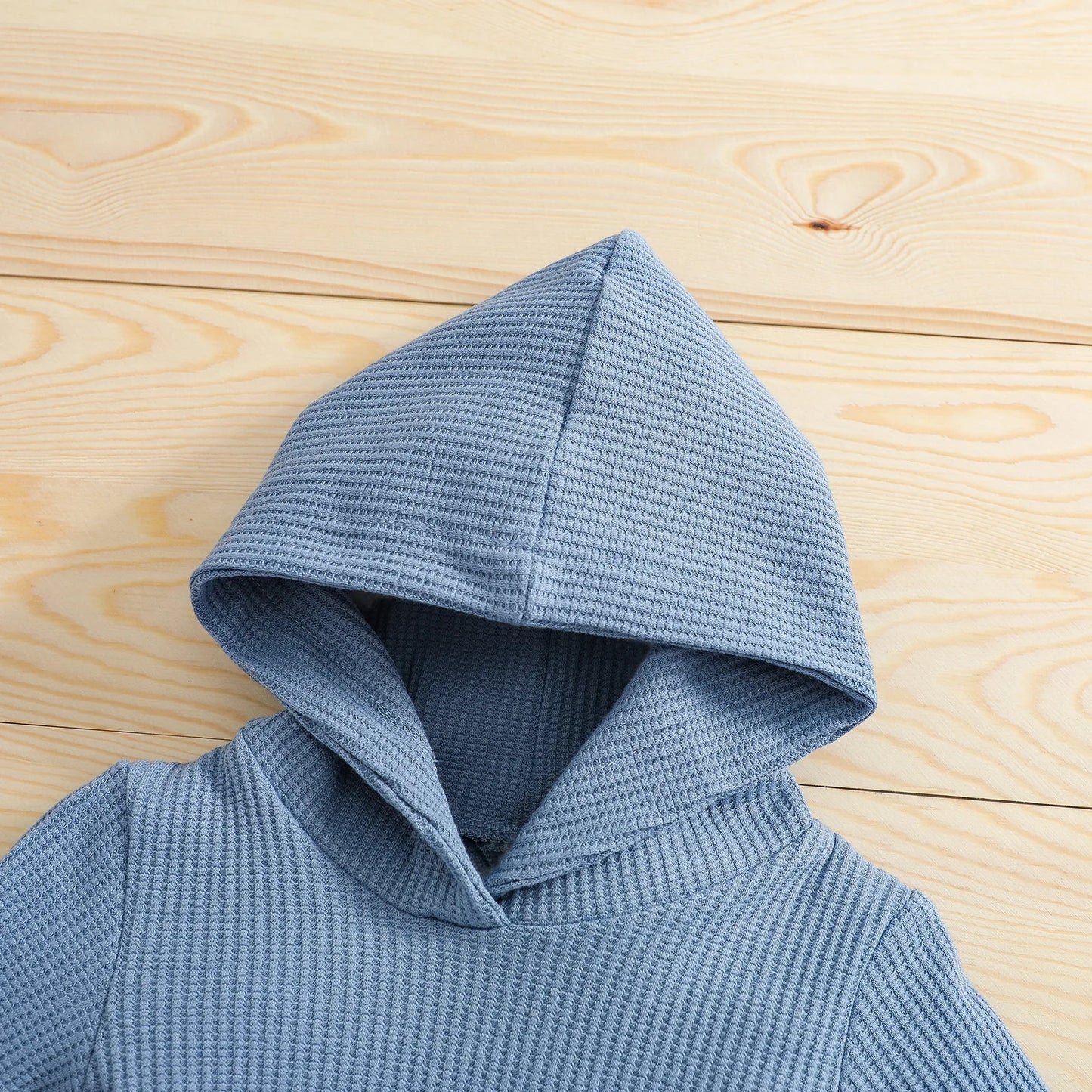 Body décontracté à capuche et manches longues 2 pièces