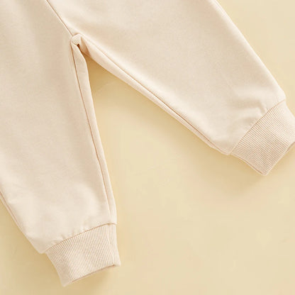 2 Piece Set Embroidery Long Sleeve Sweatshirt