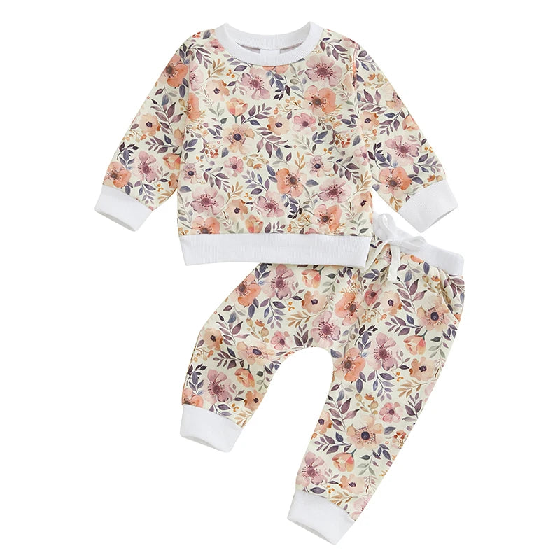 2 Piece Floral Set