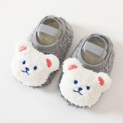 Cartoon Bear Winter Thick Warm Shoe