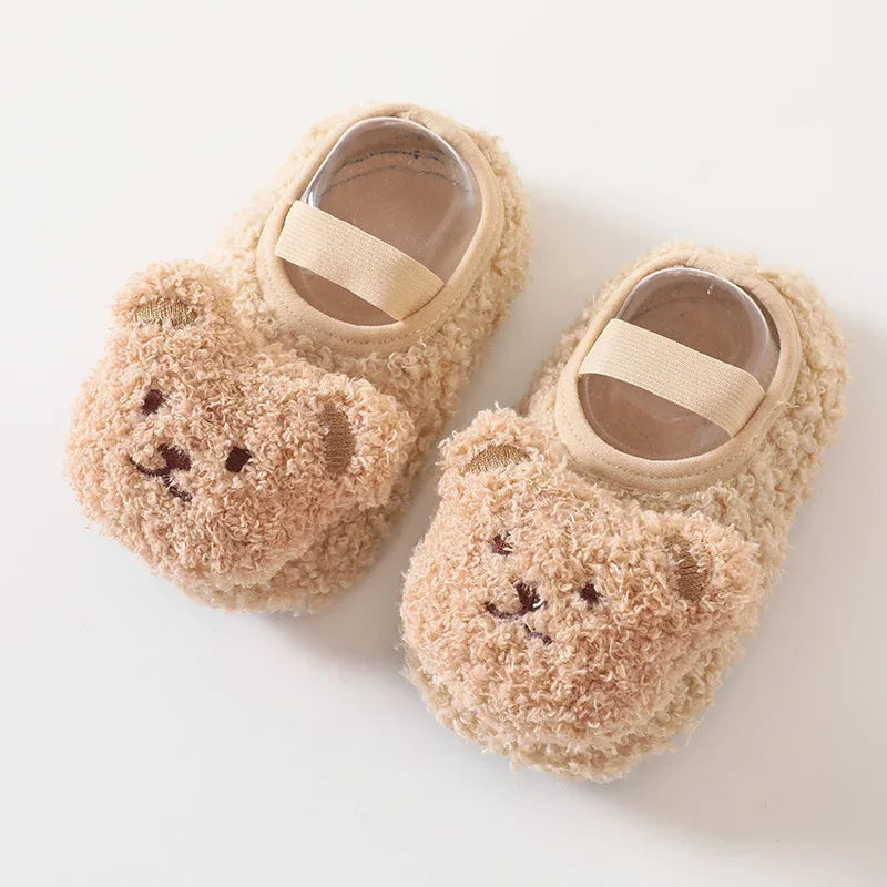 Cartoon Bear Winter Thick Warm Shoe