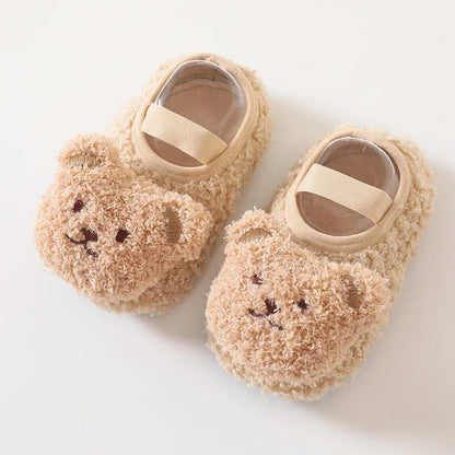 Cartoon Bear Winter Thick Warm Shoe