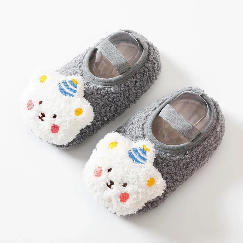 Cartoon Bear Winter Thick Warm Shoe