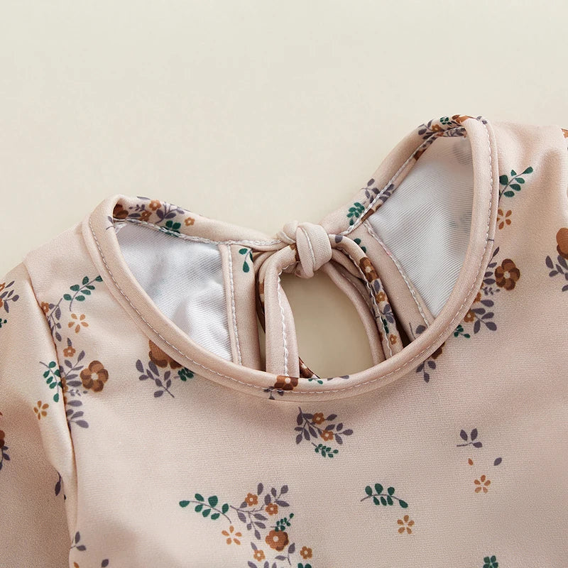 Floral Ruffle Swimwear