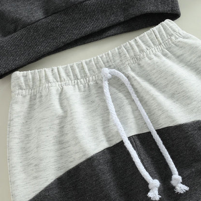 2 Piece Hooded Autumn Outfit