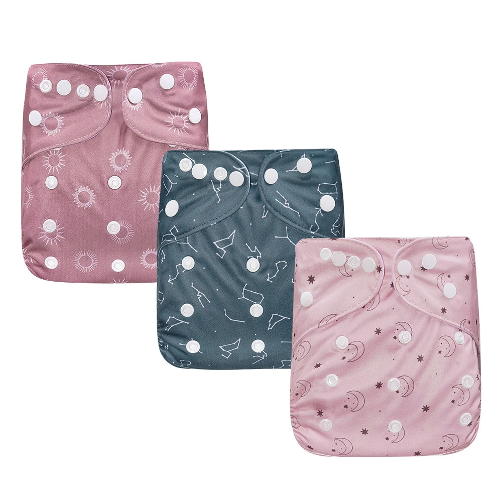 3 Pack Nursery Cloth Diapers