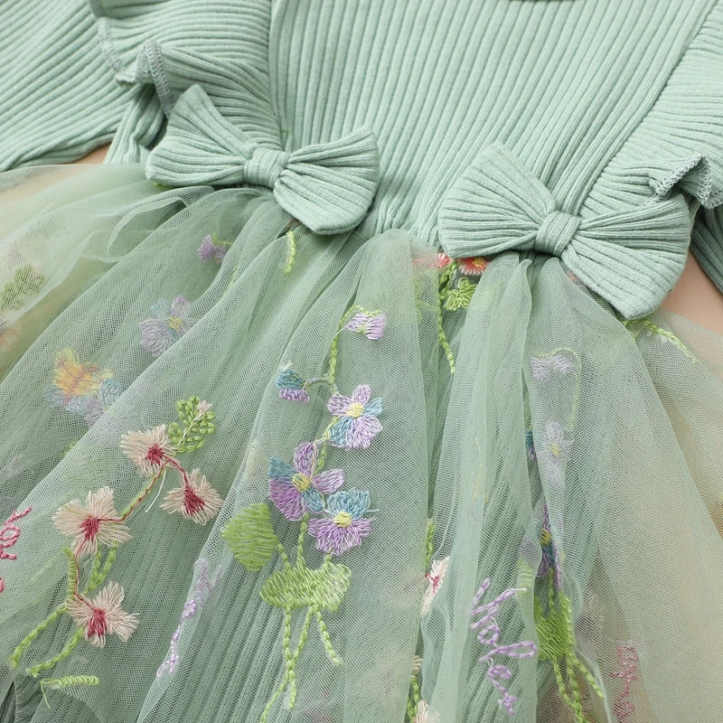 Floral Dress with Headband Set