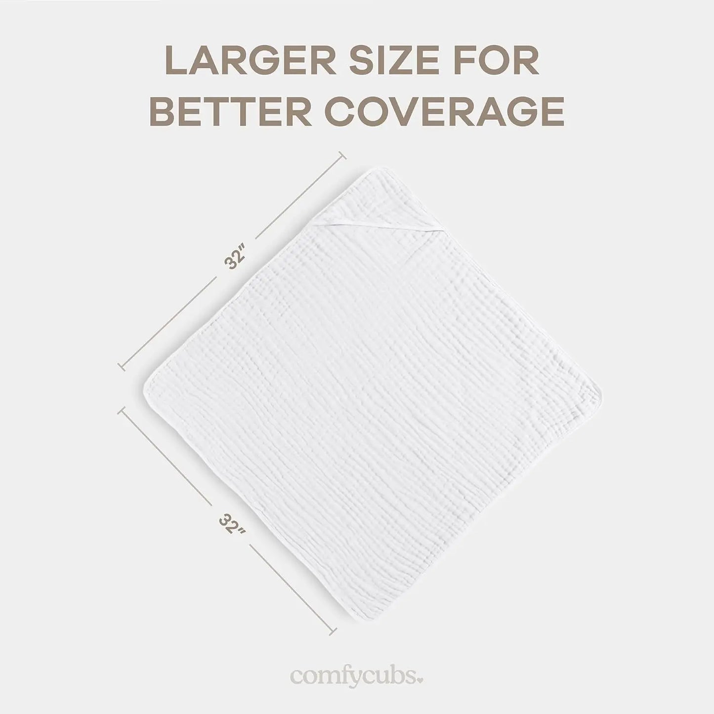 Muslin Bath Robe Towel with Hood