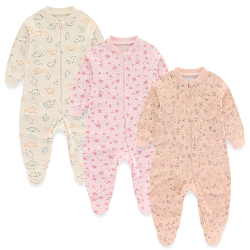 3 Pack kiddiezoom™ Long Sleeve Jumpsuits