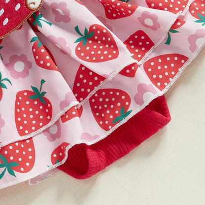 Bear Dress with Bow Headband