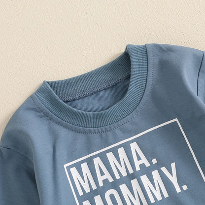 2 Piece Set Long Sleeve Sweatshirt with Long Pants