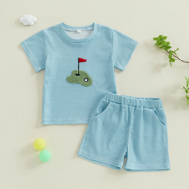 Ensemble de golf brodé 2 pièces 