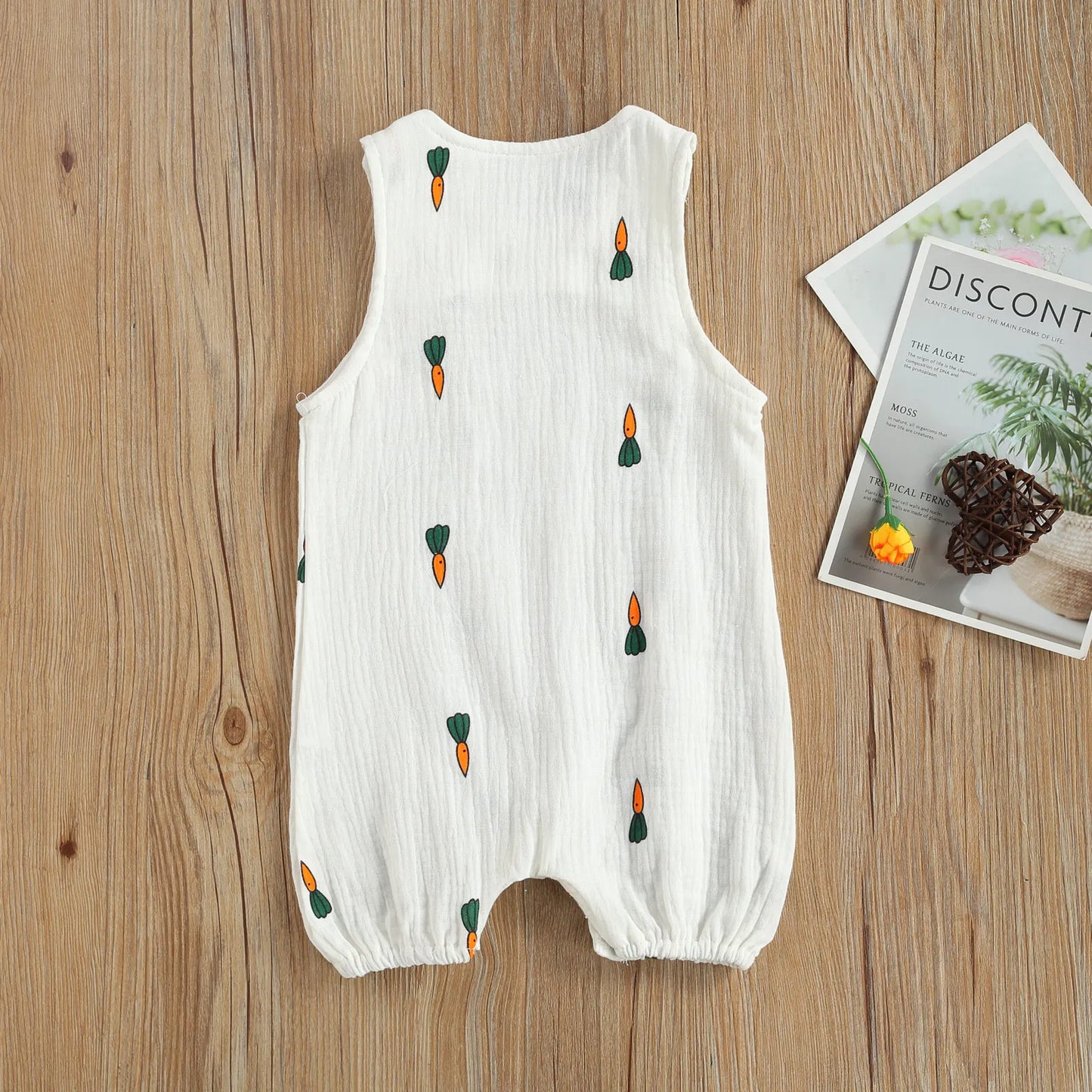 Muslin Farm Romper