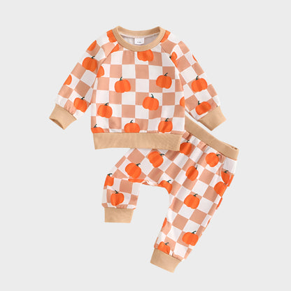 2 Piece Halloween Checkerboard Suit