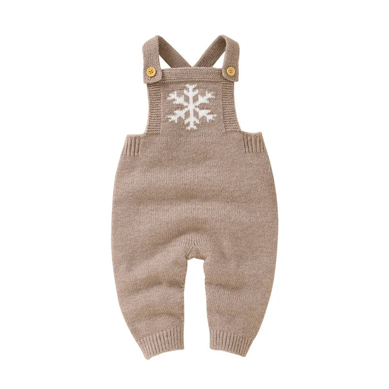 Snowflakes Overall Jumpsuit