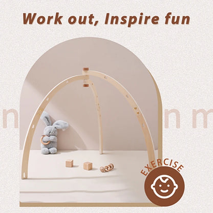 Wooden Baby Play Gym