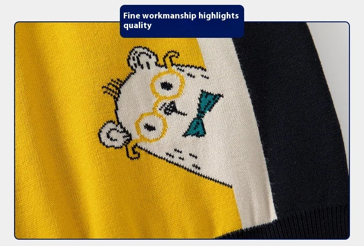 Workmanship™ Block Cartoon Sweater